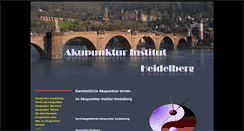 Desktop Screenshot of akupunktur-ausbildung-schule.de